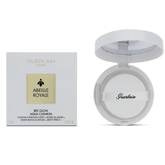 NEW! Guerlain Paris ABEILLE ROYALE Bee Glow Aqua Cushion in 02 NATURAL, BEIGE - Picture 2 of 2